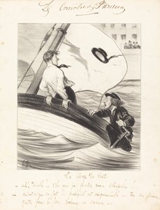 Podmuch wiatru autorstwa Honoré Daumier