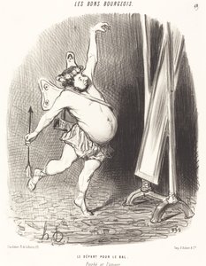 Wychodząc na bal autorstwa Honoré Daumier
