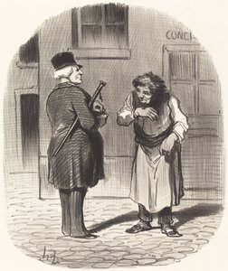 Nowy Rok autorstwa Honoré Daumier
