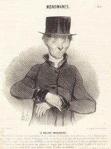 Wyimaginowany chory autorstwa Honoré Daumier