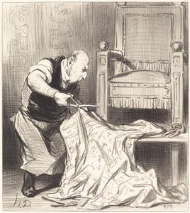 Nowa korona tapicerska... autorstwa Honoré Daumier
