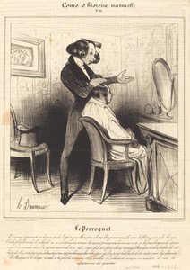 Papuga autorstwa Honoré Daumier