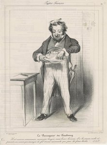 Wigmaker z Faubourg autorstwa Honoré Daumier