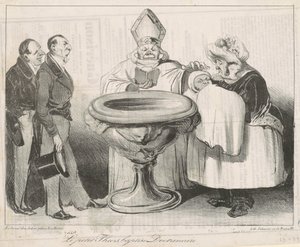 Le Petit Thiers, ochrzczony doktryner autorstwa Honoré Daumier