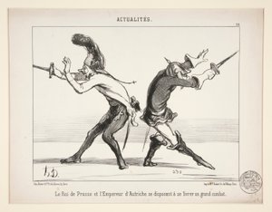 Król Prus i autorstwa Honoré Daumier