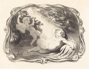 Sen Endymiona-Berryera autorstwa Honoré Daumier
