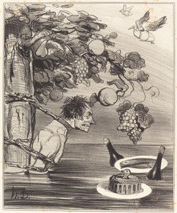 Męka Tantala autorstwa Honoré Daumier