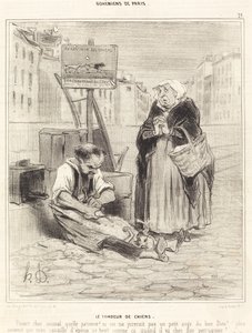 Strzyżyciel psów autorstwa Honoré Daumier