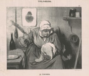 Dotykać autorstwa Honoré Daumier
