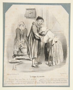 Trepas pudla autorstwa Honoré Daumier