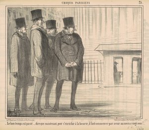 Dobre czasy minęły... autorstwa Honoré Daumier