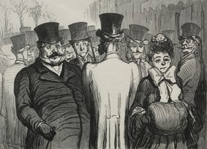 Bulwar Włochów. autorstwa Honoré Daumier