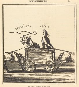 Czołg państwowy w 1871 r. autorstwa Honoré Daumier