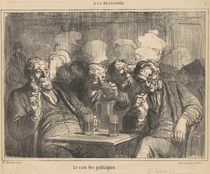 Kącik polisy autorstwa Honoré Daumier