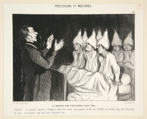 Akademik autorstwa Honoré Daumier
