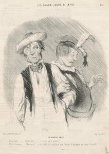 Tłusty wtorek autorstwa Honoré Daumier