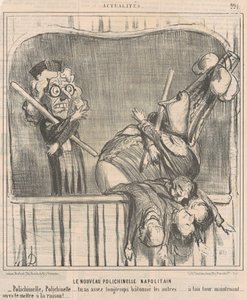 Nowa lalka neapolitańska autorstwa Honoré Daumier