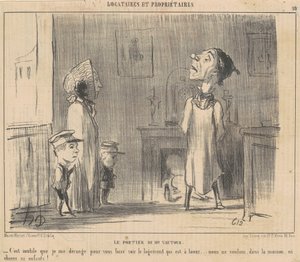 Portier pana Vulture autorstwa Honoré Daumier