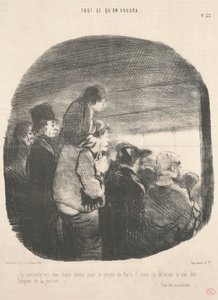 Spektakl jest dobry dla mieszkańców Paryża... autorstwa Honoré Daumier