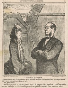 Straszny Menedżer autorstwa Honoré Daumier