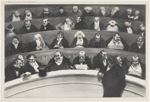 Legislacyjny brzuch autorstwa Honoré Daumier