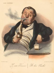 Prawdziwy palacz autorstwa Honoré Daumier