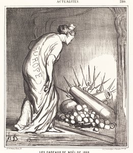Prezenty bożonarodzeniowe z 1868 r. autorstwa Honoré Daumier