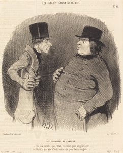 papierosy kamforowe autorstwa Honoré Daumier