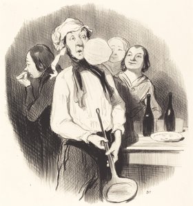 Naleśniki autorstwa Honoré Daumier