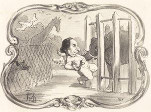 Nieszczęścia chemika Dumas autorstwa Honoré Daumier