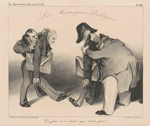 Modele polityczne autorstwa Honoré Daumier