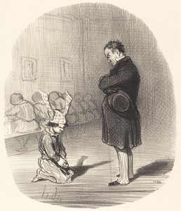 Następstwa powstania autorstwa Honoré Daumier