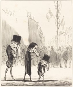 Trzech małych świętych autorstwa Honoré Daumier