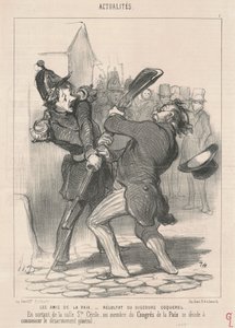 Przyjaciele Pokoju... autorstwa Honoré Daumier