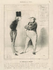 Prowincjonalni komicy autorstwa Honoré Daumier