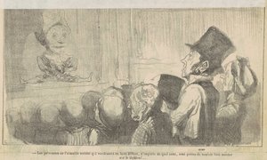 Ludzie miłego społeczeństwa, które ... autorstwa Honoré Daumier
