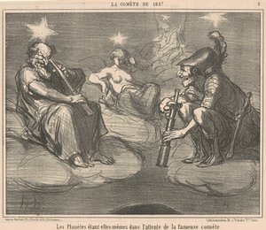 Planety są same w... autorstwa Honoré Daumier