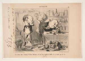 Uczeni w autorstwa Honoré Daumier