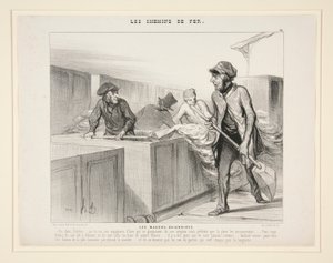 Wagony do kąpieli: Hej, Jerome autorstwa Honoré Daumier