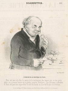 Stały w sklepie Félixa autorstwa Honoré Daumier