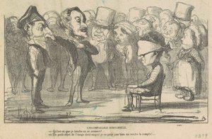 Niezrównany lunatyk autorstwa Honoré Daumier
