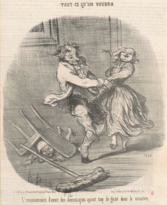 Minusem posiadania służących... autorstwa Honoré Daumier