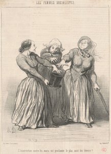 Powstanie przeciw mężom... autorstwa Honoré Daumier