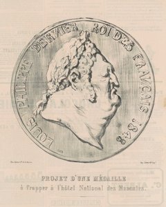 Ludwik Filip, ostatni król Francuzów autorstwa Honoré Daumier