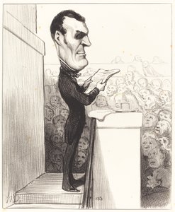 M.L.P.F. Esquirou de Parieu autorstwa Honoré Daumier
