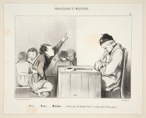 M autorstwa Honoré Daumier