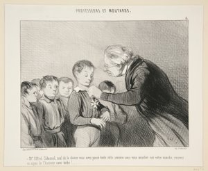 M Alfred Cabassol..otrzymaj ten znak od autorstwa Honoré Daumier