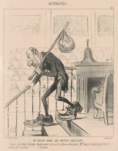 Pan Dupin w swoich małych bucikach autorstwa Honoré Daumier