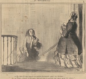 Moja droga, przynoszę ci potiche... autorstwa Honoré Daumier