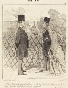 Madame Cabassol spaceruje... autorstwa Honoré Daumier